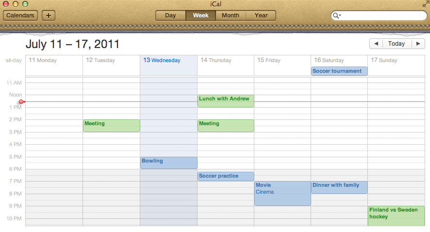 calendar app for mac osx